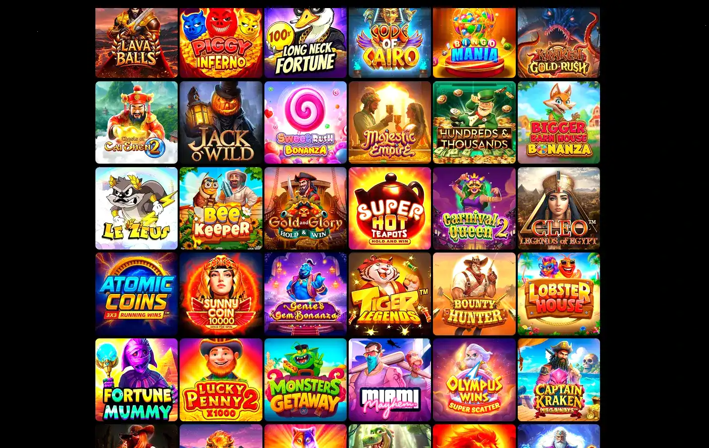 Argo casino — интерфейс игрового зала